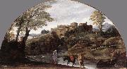 CARRACCI, Annibale The Flight into Egypt dsf France oil painting artist
